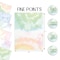 Better Office Products Stationery Paper, Tie-Dye Watercolor Writing Stationery, Letter Size, 6 Unique Designs, 100PK 64507 - alternate 5